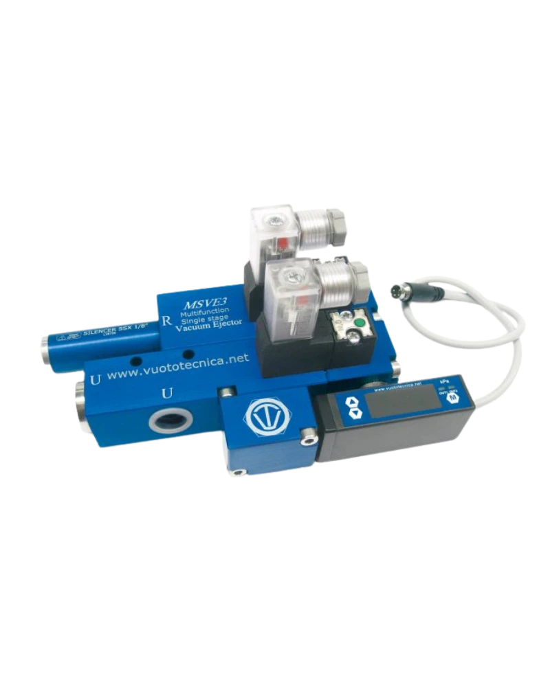Single-stage and multi-function vacuum generators, MSVE series